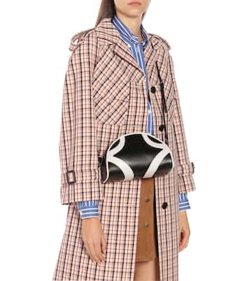 Schultertasche Bowling aus Leder | Prada