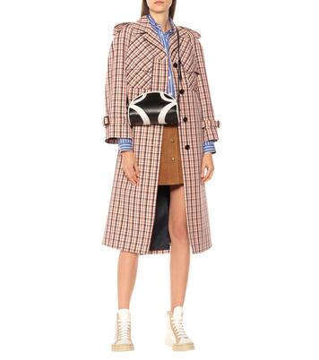 Schultertasche Bowling aus Leder | Prada