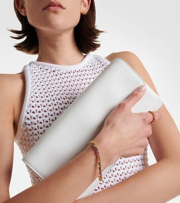 Fireworks 18kt yellow gold bracelet with diamonds and sapphires | Suzanne Kalan