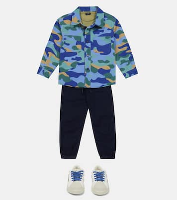 Bedrucktes Hemd aus Twill | Il Gufo