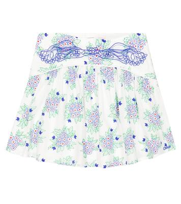 Embroidered floral skirt | Chloé Kids