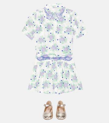 Embroidered floral skirt | Chloé Kids