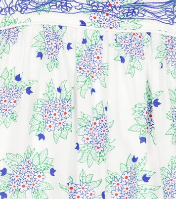 Embroidered floral skirt | Chloé Kids