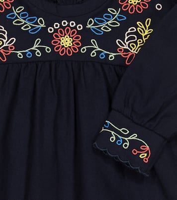 Baby Besticktes Kleid aus Baumwolle | Chloé Kids