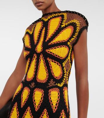 Robe midi Aidy en crochet de cachemire | Gabriela Hearst