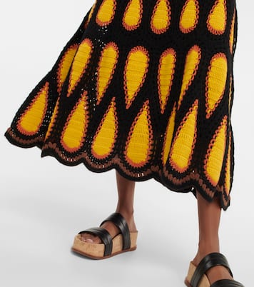 Robe midi Aidy en crochet de cachemire | Gabriela Hearst