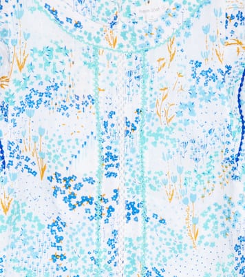 Adeh ruffled floral top | Poupette St Barth Kids