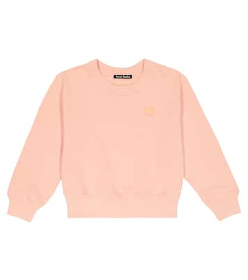 Face cotton sweatshirt | Acne Studios Kids