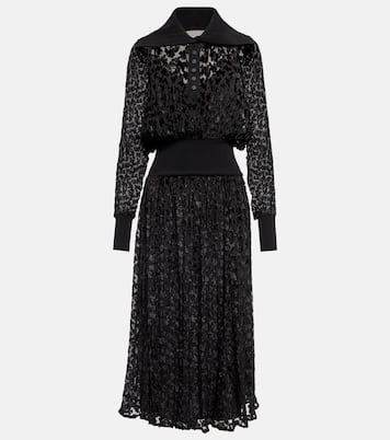 Midikleid aus Devoré | Tory Burch