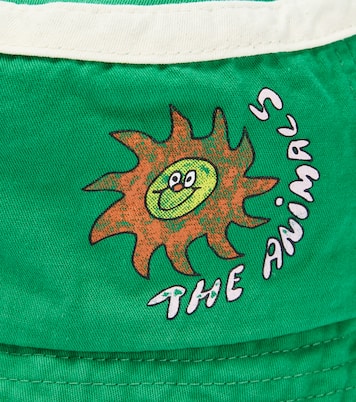 Baby Starfish printed cotton bucket hat | The Animals Observatory