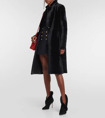 Ankle Boots Nestanu 105 aus Veloursleder | Manolo Blahnik