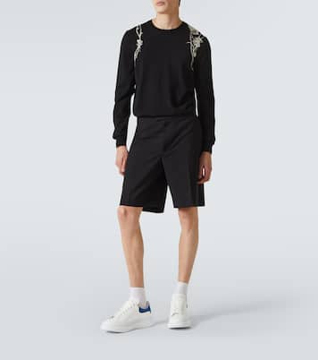 Oversized leather sneakers | McQueen