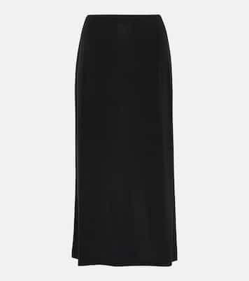 Jersey midi skirt  | Vince