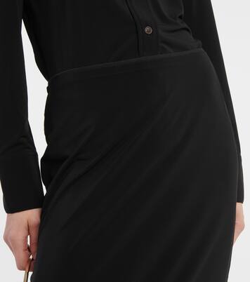 Jersey midi skirt  | Vince