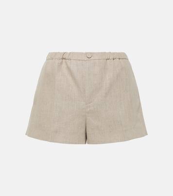 Linen canvas shorts | Valentino