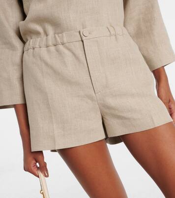 Linen canvas shorts | Valentino