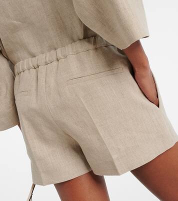 Linen canvas shorts | Valentino
