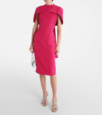 Vestido midi con capa | Safiyaa