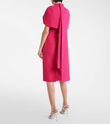 Vestido midi con capa | Safiyaa