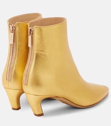 Clayton metallic leather ankle boots | Gabriela Hearst