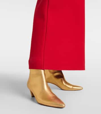 Clayton metallic leather ankle boots | Gabriela Hearst