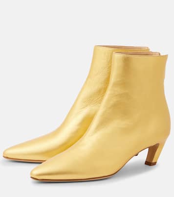 Clayton metallic leather ankle boots | Gabriela Hearst