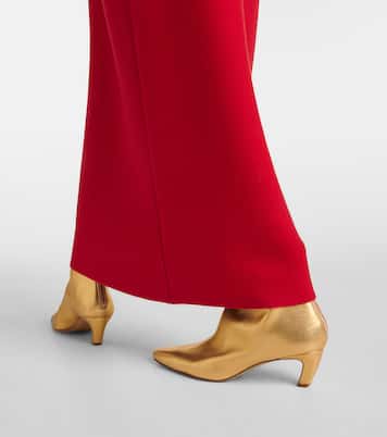 Clayton metallic leather ankle boots | Gabriela Hearst