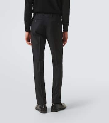 Wool straight pants | Slowear