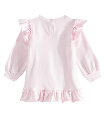 Baby - Abito in misto cotone con stampa | Monnalisa