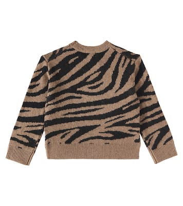 Gerda zebra-print wool-blend sweater | Molo