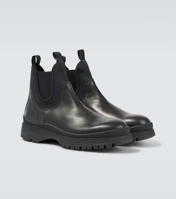 Bottines Chelsea en cuir | Prada