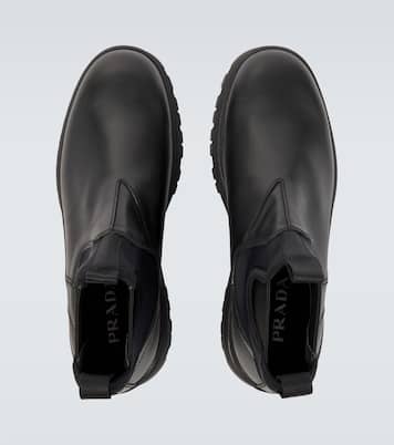 Bottines Chelsea en cuir | Prada