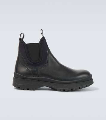 Bottines Chelsea en cuir | Prada