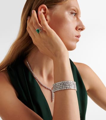 18kt white gold bracelet with diamonds | Suzanne Kalan