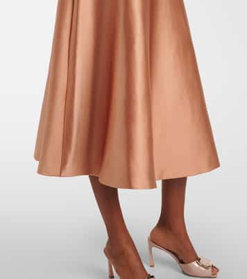 Midirock aus Satin | Carolina Herrera