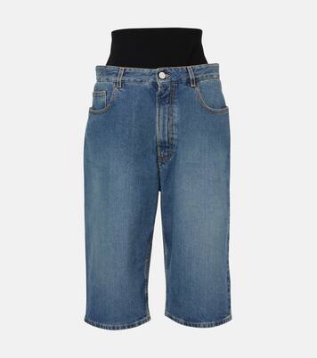 Jeans cropped con gamba arrotondata | Alaïa