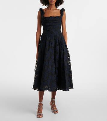 Sandalen 70 aus Metallic-Leder mit Kristallen | Gianvito Rossi