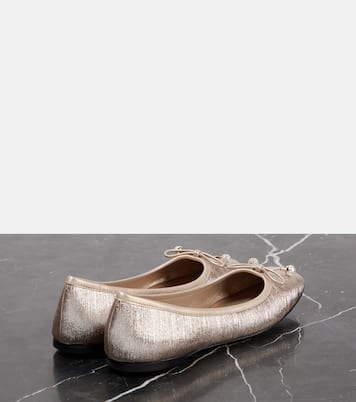 Elme glitter ballet flats | Jimmy Choo