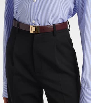 Ceinture La 76 en cuir | Saint Laurent