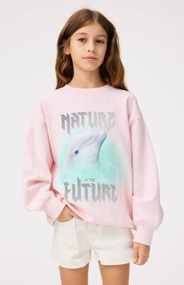Monti printed cotton sweatshirt | Molo