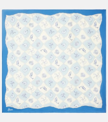 Pia printed silk scarf | Alémais