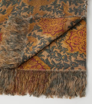 Apoteosi fringed linen jacquard tablecloth | The House of Lyria