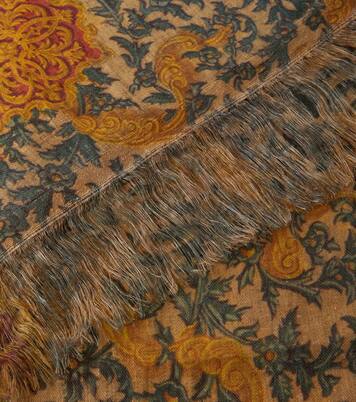 Apoteosi fringed linen jacquard tablecloth | The House of Lyria