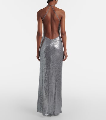 Aether sequined halterneck gown | The New Arrivals Ilkyaz Ozel