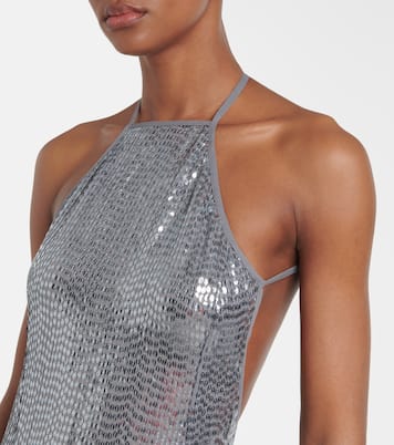 Aether sequined halterneck gown | The New Arrivals Ilkyaz Ozel