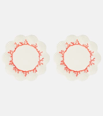 Set Saint Jacques aus zwei Speisetellern | Les-Ottomans