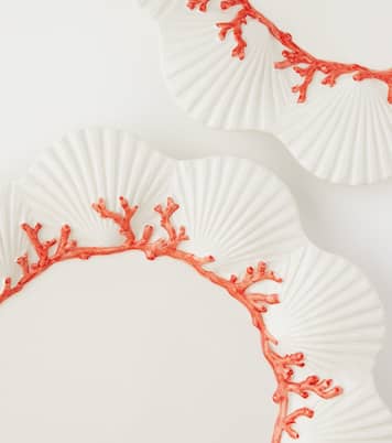 Set Saint Jacques aus zwei Speisetellern | Les-Ottomans