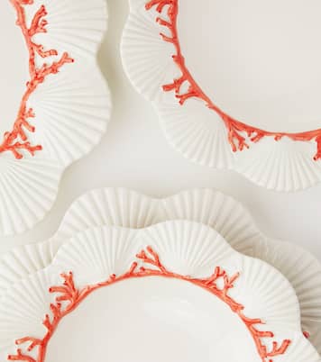 Set Saint Jacques aus zwei Speisetellern | Les-Ottomans