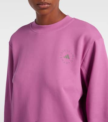 Logo Cotton Sweatshirt | Adidas by Stella McCartney