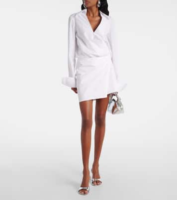 Jeanne 60 mirrored leather mules  | Amina Muaddi